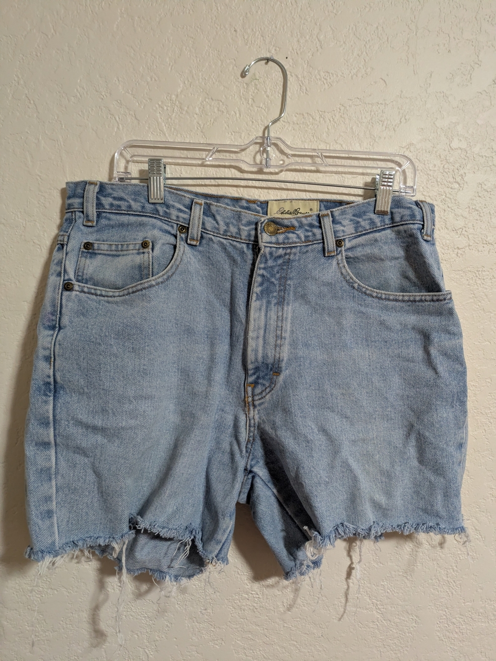 Vintage Denim Cutoff Shorts - Eddie Bauer